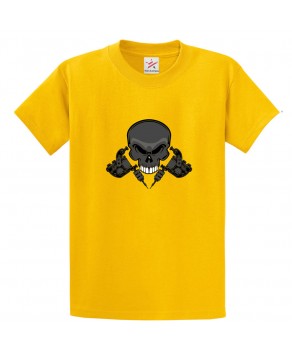 Skull Tattoo Maker Classic Horror Unisex Kids and Adults T-Shirt
